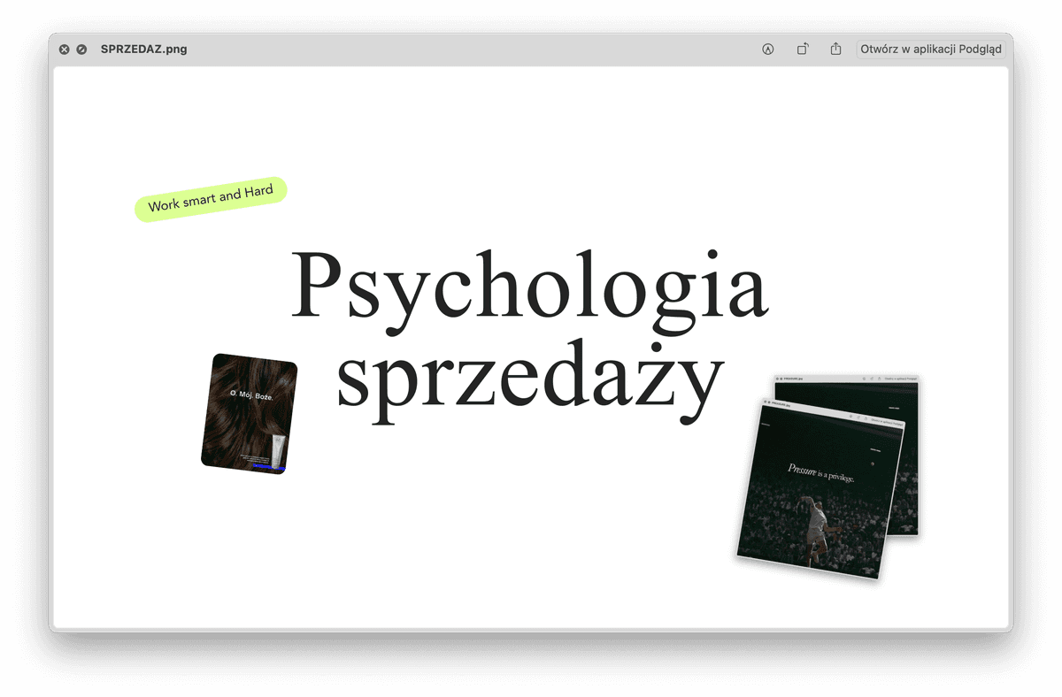 Slajd z kursu: psychologia sprzedaży